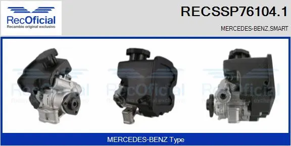 Hydraulic Pump, steering (RECSSP76104.1)