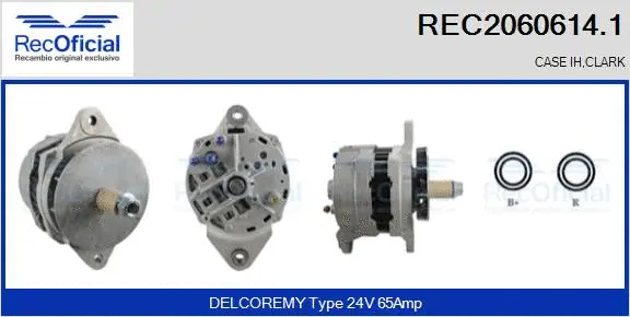 Alternator (REC2060614.1)