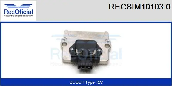 Switch Unit, ignition system (RECSIM10103.0)
