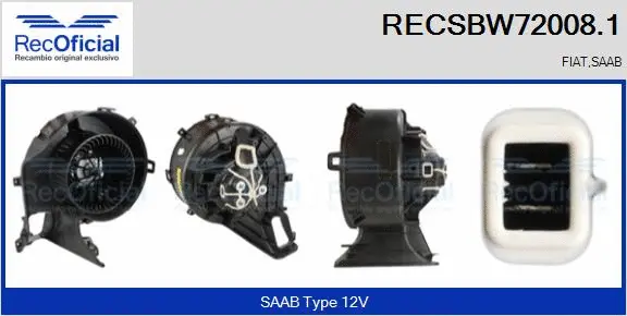 Interior Blower (RECSBW72008.1)