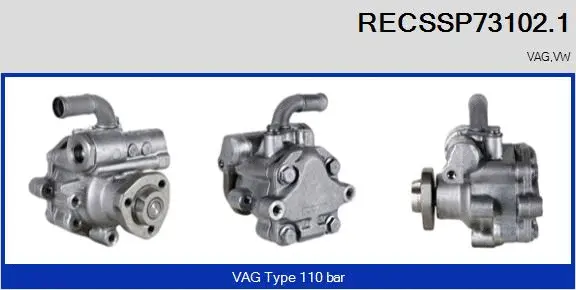 Hydraulic Pump, steering (RECSSP73102.1)