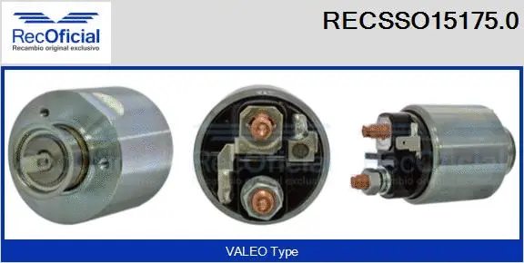 Solenoid Switch, starter (RECSSO15175.0)