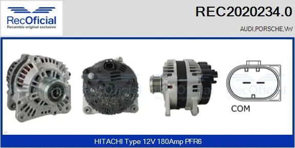 Alternator (REC2020234.0)