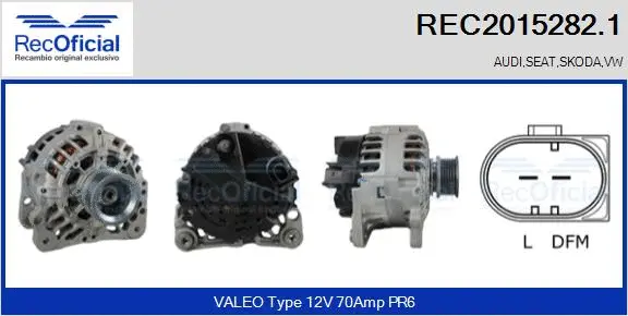 Alternator (REC2015282.1)