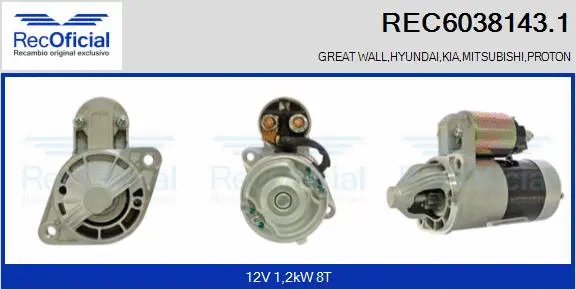 Starter (REC6038143.1)