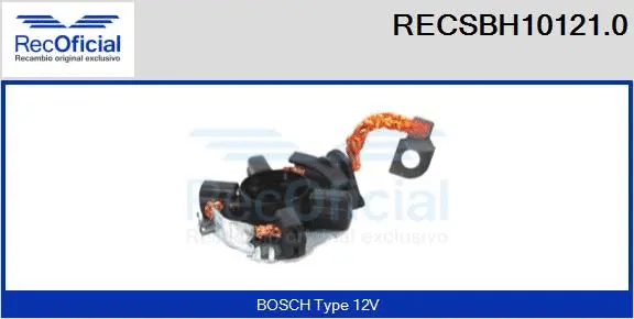 Holder, carbon brushes (RECSBH10121.0)