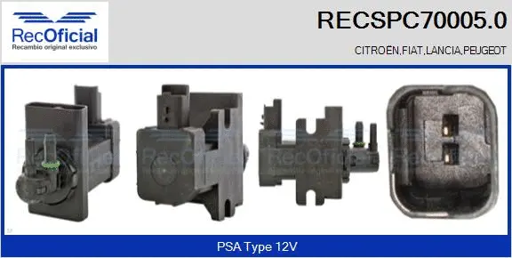 Pressure Converter, exhaust control (RECSPC70005.0)