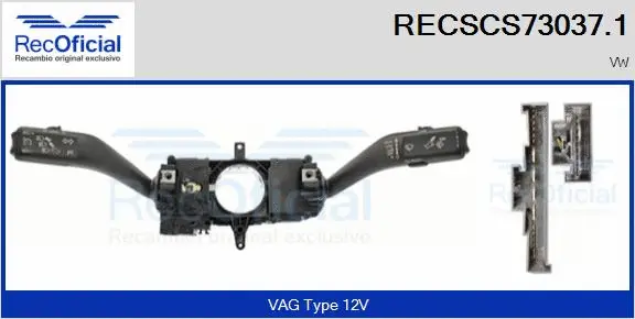 Steering Column Switch (RECSCS73037.1)