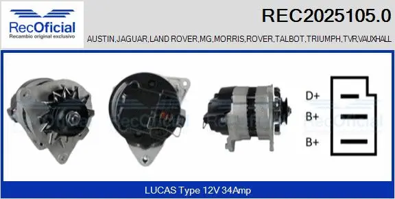 Alternator (REC2025105.0)