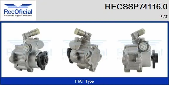 Hydraulic Pump, steering (RECSSP74116.0)
