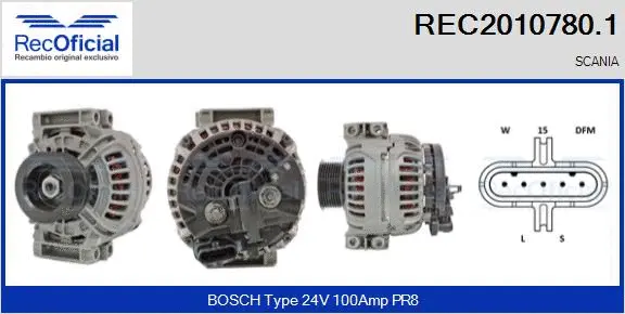 Alternator (REC2010780.1)