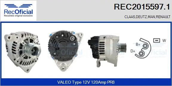 Alternator (REC2015597.1)