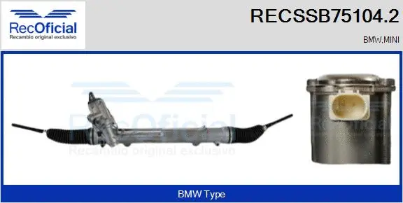 Steering Gear (RECSSB75104.2)