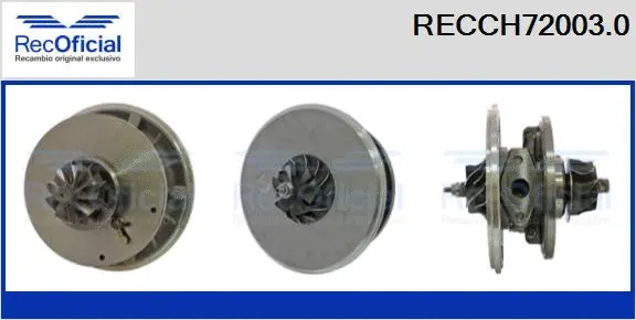 Core assembly, turbocharger (RECCH72003.0)