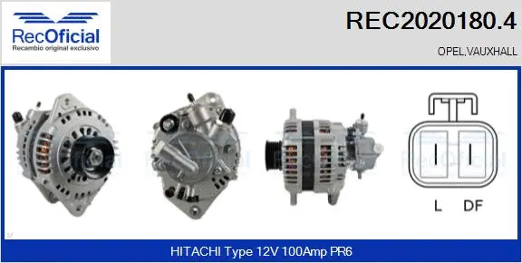 Alternator (REC2020180.4)