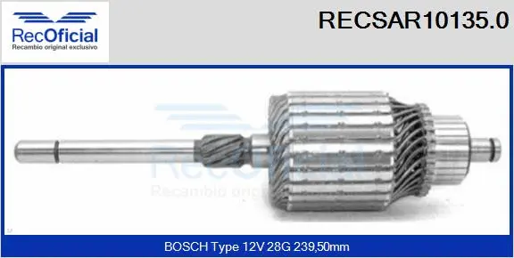 Armature, starter (RECSAR10135.0)