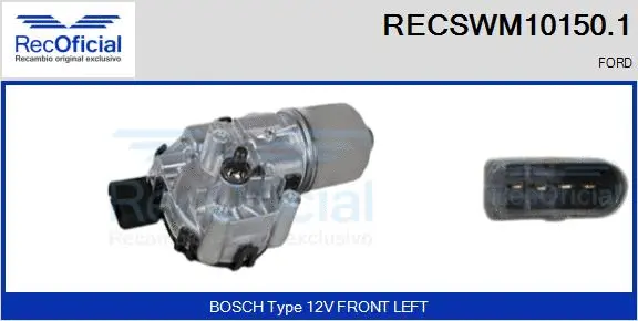 Wiper Motor (RECSWM10150.1)