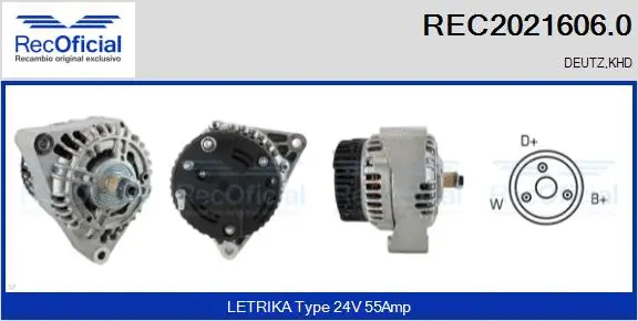Alternator (REC2021606.0)