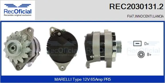 Alternator (REC2030131.2)