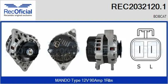 Alternator (REC2032120.1)
