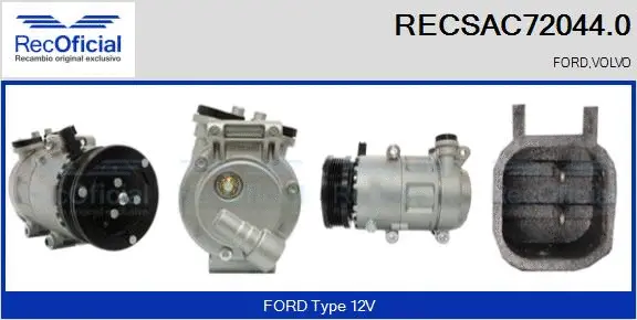 Compressor, air conditioning (RECSAC72044.0)