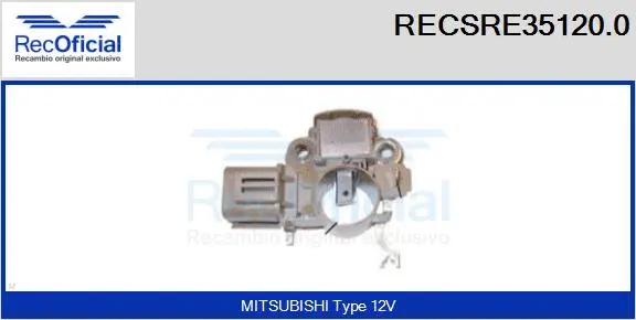 Alternator Regulator (RECSRE35120.0)
