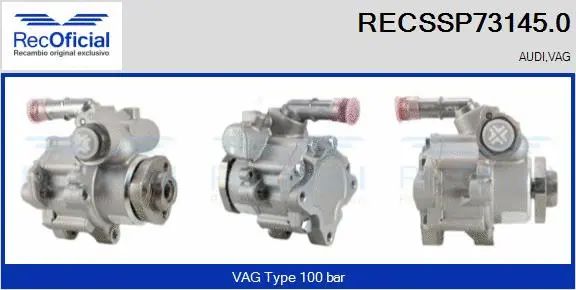 Hydraulic Pump, steering (RECSSP73145.0)