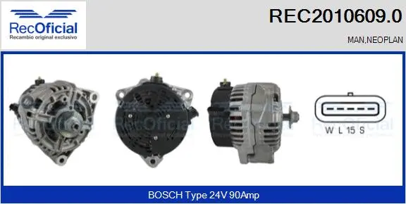 Alternator (REC2010609.0)