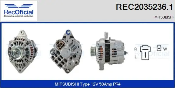 Alternator (REC2035236.1)