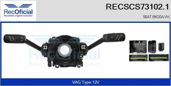 Steering Column Switch (RECSCS73102.1)