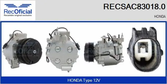 Compressor, air conditioning (RECSAC83018.0)
