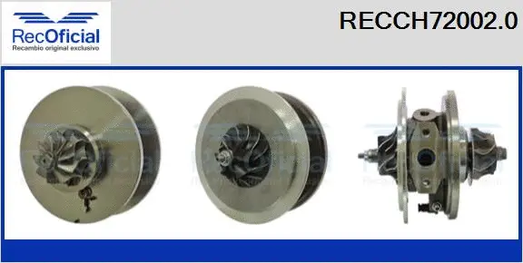Core assembly, turbocharger (RECCH72002.0)
