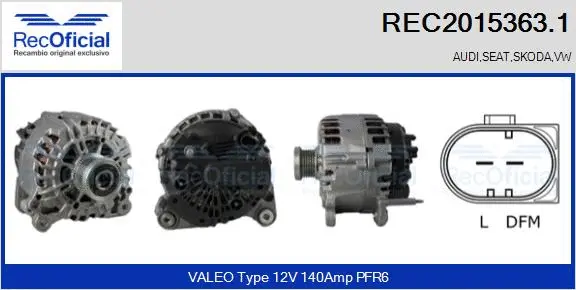 Alternator (REC2015363.1)