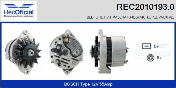 Alternator (REC2010193.0)