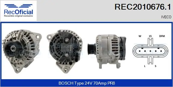 Alternator (REC2010676.1)