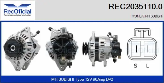 Alternator (REC2035110.0)