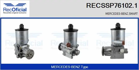 Hydraulic Pump, steering (RECSSP76102.1)