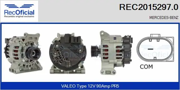 Alternator (REC2015297.0)