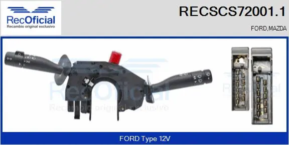 Steering Column Switch (RECSCS72001.1)