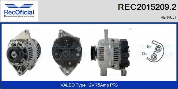 Alternator (REC2015209.2)