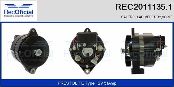 Alternator (REC2011135.1)