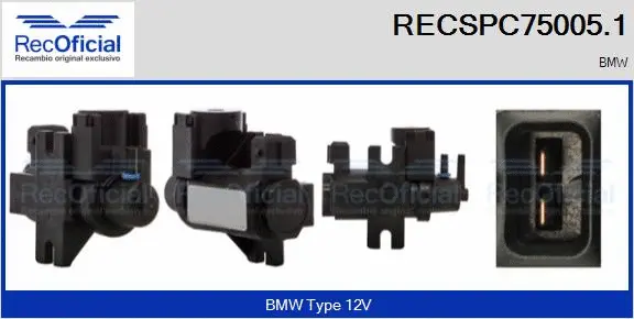 Pressure Converter, exhaust control (RECSPC75005.1)