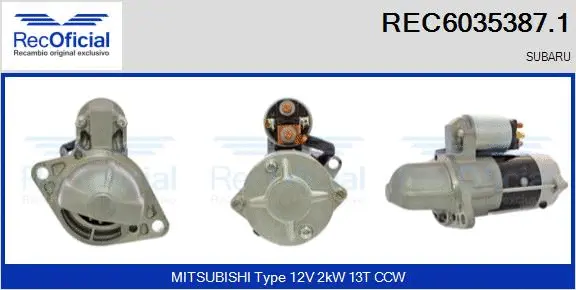 Starter (REC6035387.1)