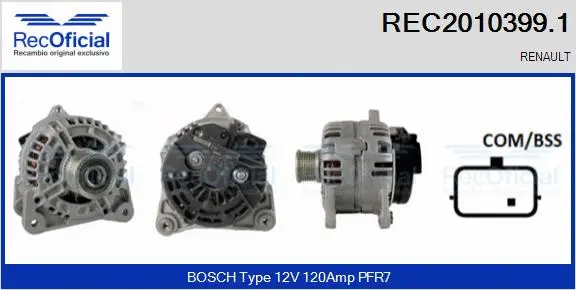 Alternator (REC2010399.1)
