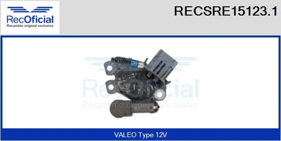 Alternator Regulator (RECSRE15123.1)
