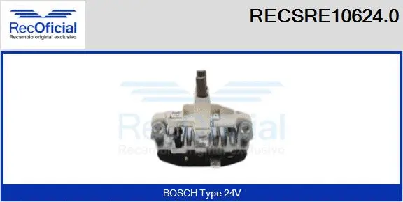 Alternator Regulator (RECSRE10624.0)