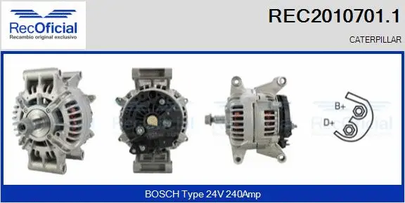 Alternator (REC2010701.1)