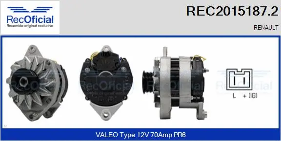 Alternator (REC2015187.2)