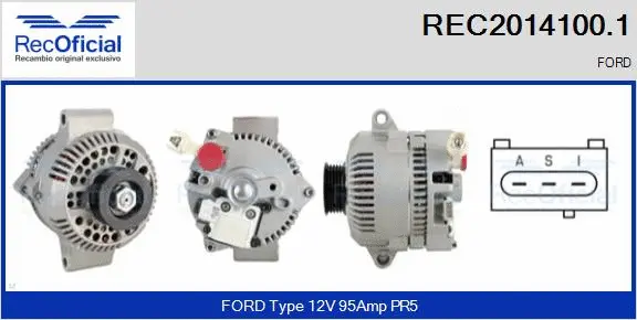 Alternator (REC2014100.1)