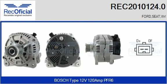 Alternator (REC2010124.0)